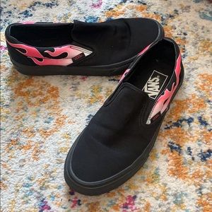 Pink Flame Vans